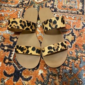 j crew animal print sandals 🤍
